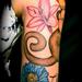 tattoo galleries/ - Monkey and Flowers